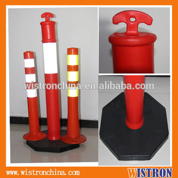 traffic barrier warning post