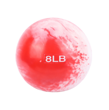 Soft Weighted Fitness Ball: PVC, Sand Filled, Marble Design for Toning and Training