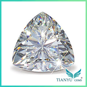 lab grown diamonds fancy shape 3 carat DEF color trillion cut moissanite diamonds