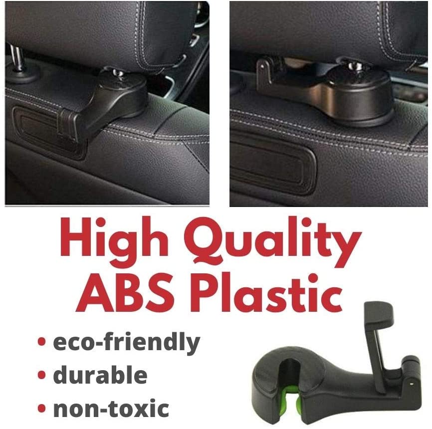 Car Seat Hook for Car 1 Unit - Back Seat Organizer Hanger Storage Hook Cellphone Holder