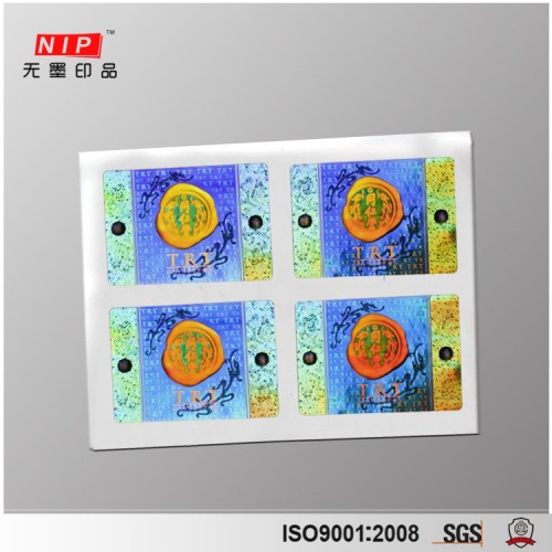 Custom 2d/3d holographic Stickers for cosmetic products