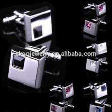 New Luxury Crystal Square Business Wedding Cufflinks