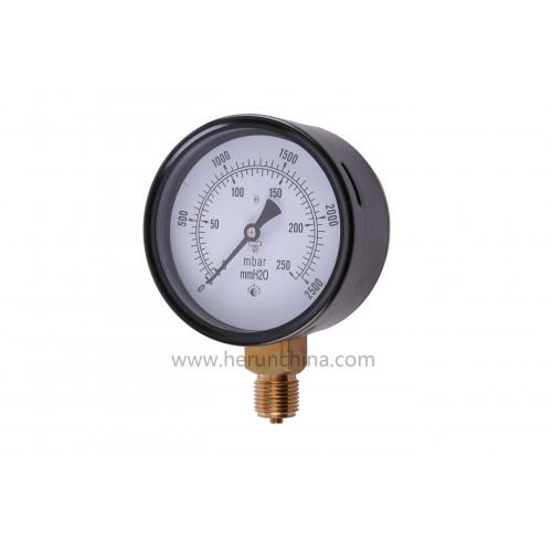 brass internal capsule gauge