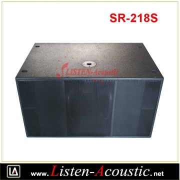 Loud Dual 18 inch Subwoofer Box Speaker SR-218S