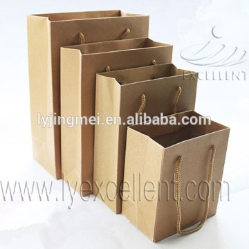 various sizes brown kraft hand paper bag