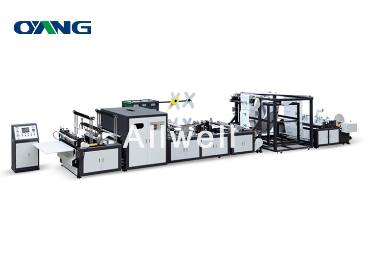 Online Handle Attached Non Woven Bag Making Machine, Non Woven Fabric Bag Manufacturer Making Machine