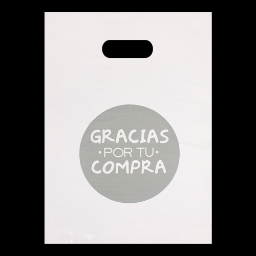 Bolso de mano con logo de Plastic Carry Punch