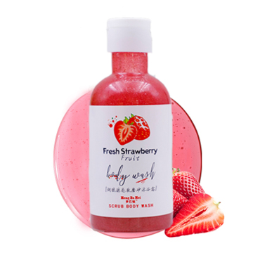 Exfoliating Whitening Body Scrub Fruit Shower Gel