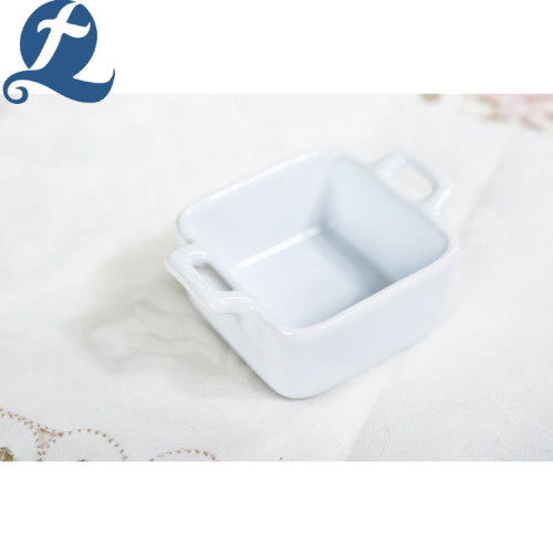 Fashion stone ware solid färgglada mini bakeware skålen