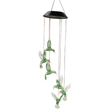 Wholesale Solar Butterfly Dragonfly Bird Shape Wind Chime Light