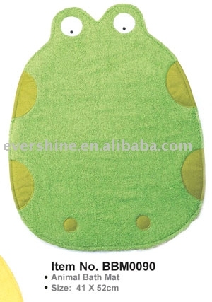 animal bath mat