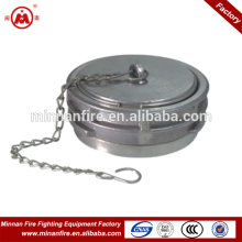 french fire hose coupling with cap