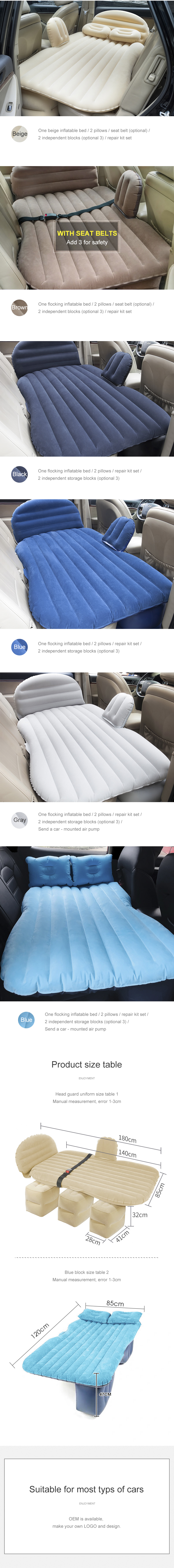 Air Mattress for Car Travel Inflatable Mattress