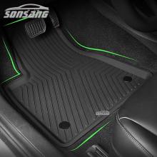 All Season 3D Molded Rubber Floor Mats with Silicone Weather Guard Protection