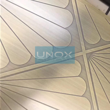 Etched Copper Bronze Stainless Steel Decoration Sheets