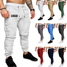 Custom Fashion Jogger Pants - Wholesale Black Cargo Pants for Men