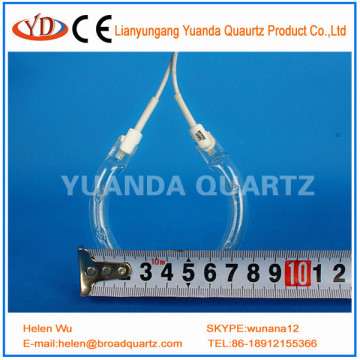 Round shaped infrared heat element and lamp