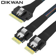 SlimSAS SFF-8654 8i to 2SFF-8654 4i Cable Slimsas Cable Pinout