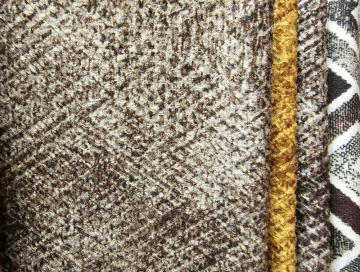 Knitted 100% Polyester Printed Embossed Fabric for Sofa