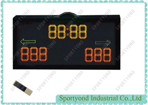 Tabellone segnapunti elettronico portatile digitale a led per basket/rugby/calcio/futsal