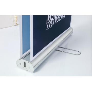 Economy Silver Broad Base Roll up Banner Stand