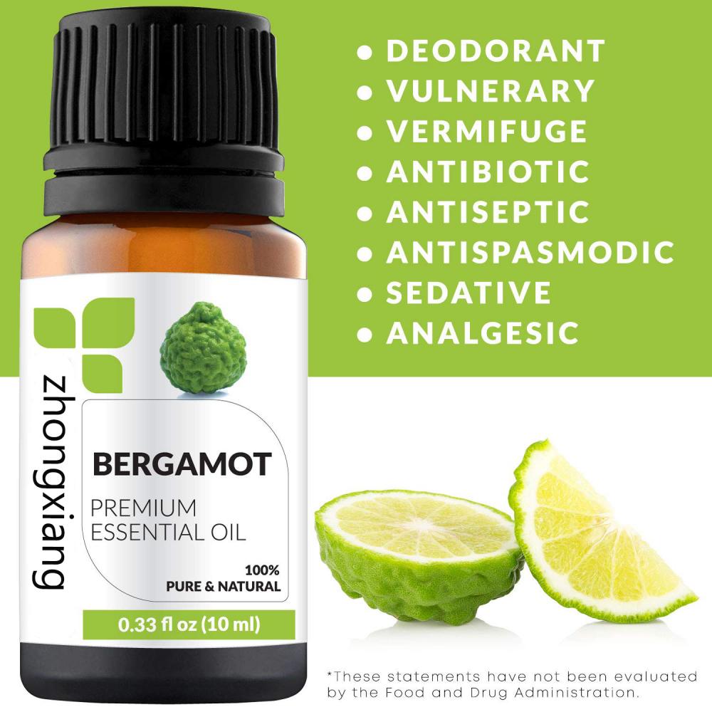 100% Pure natural organic bergamot oil