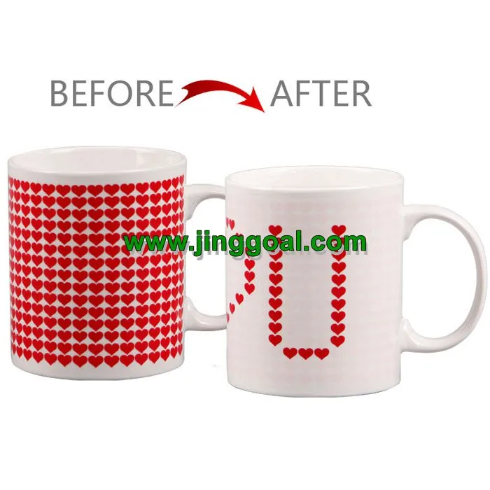Porcelain Heat Sensitive Mug