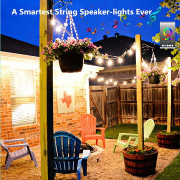 smart wedding festoon lighting