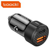 Toocki 50W Dual Port Ultra-Mini Car Charger for Fast Charging
