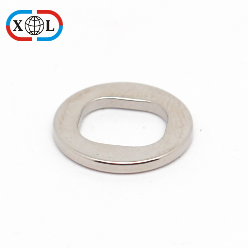 Special Shape Custom Ring Magnet with Square Hole