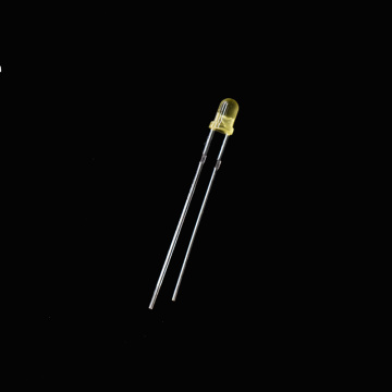 Super Bright 3mm Diffused Yellow LED 590nm 595nm