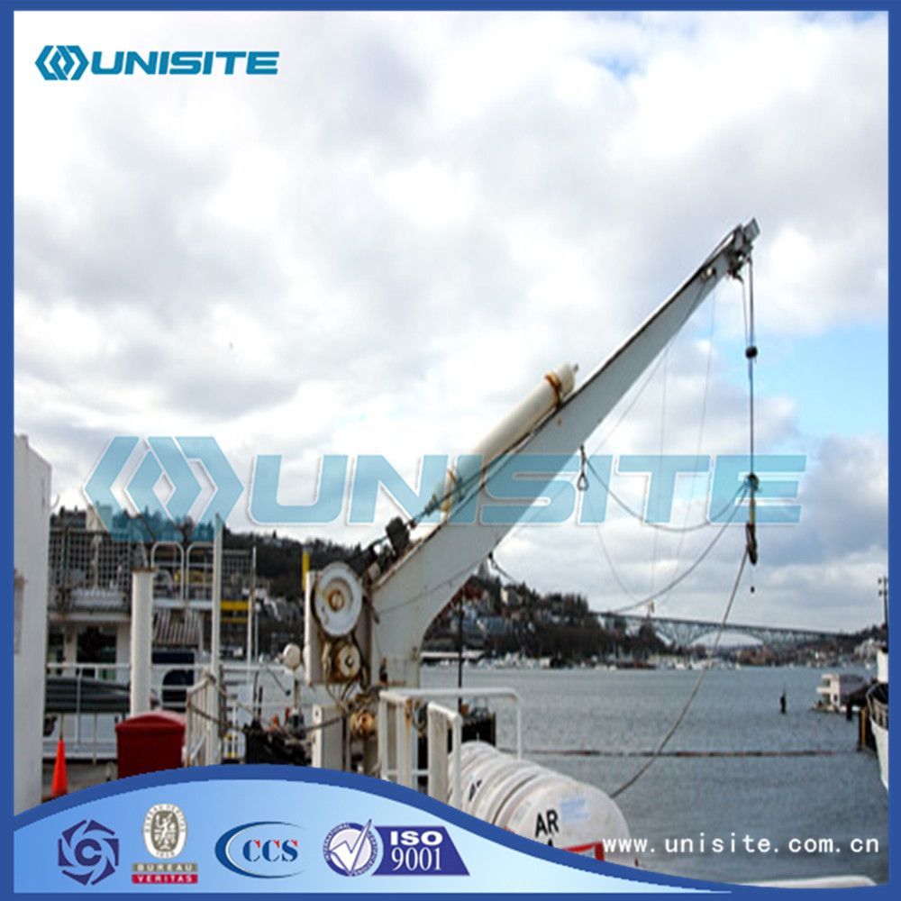 Boat steel crane davits