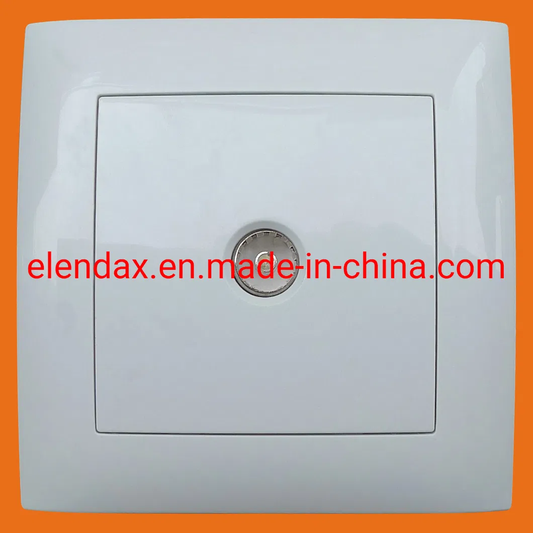 Настенная розетка с цифровым номером для компьютера и телефона RJ45