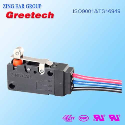 china supplier Roller type rubber snap action micro waterproof on off v4ncs snap action switch