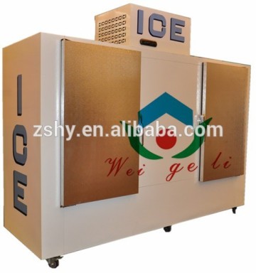 1000Lbs Capacity Gas Station Ice Storage Bin with CE certificate