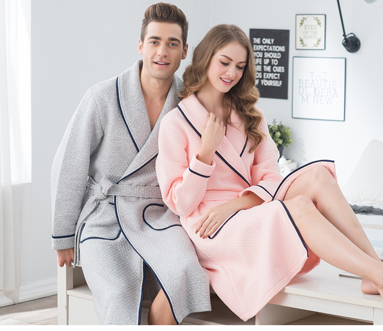 cotton bathrobe