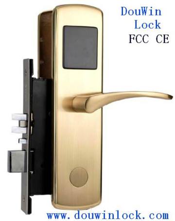 Hotel brass knocker steering door lock