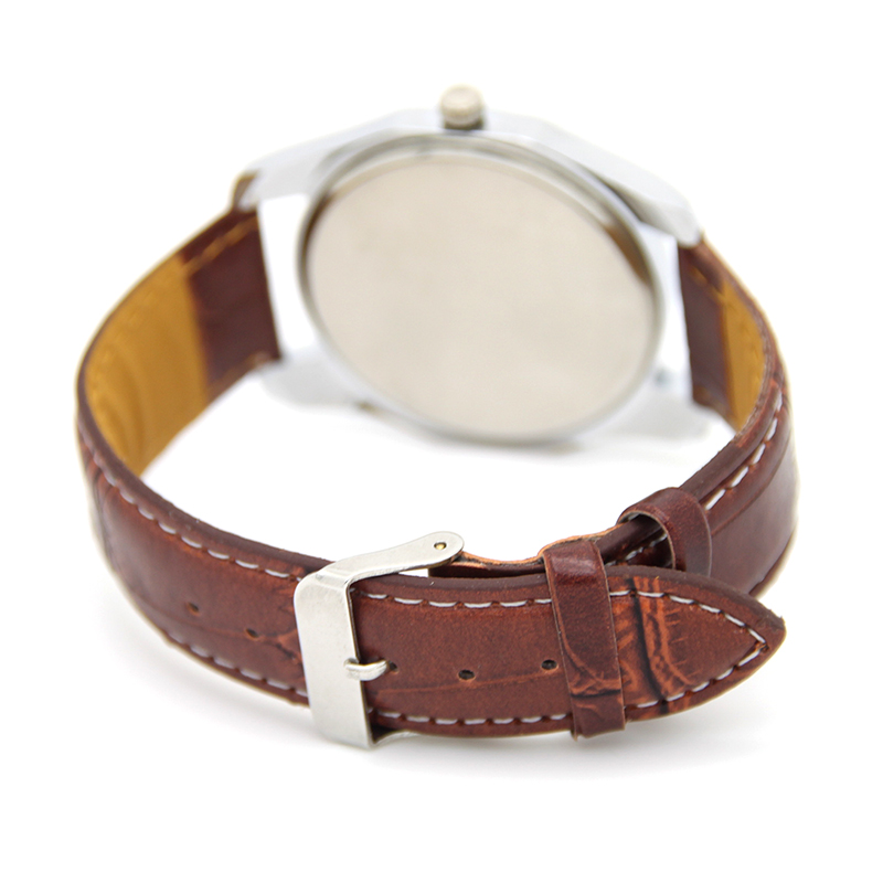 3-5ATM Waterproof Christmas Quartz Leather Watch