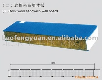 Rock wool sandwich panel