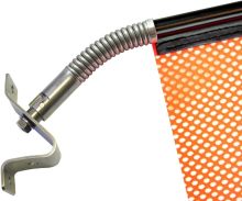 Warning Flag System with Universal Bracket