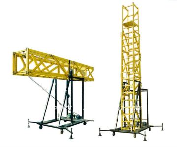Light fiberglass lifting platform