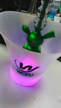 Colorful 39cm small aluminum acrylic 1 hose hookah shisha