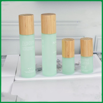 30ml 50ml 100ml 120ml bamboo pump bottle