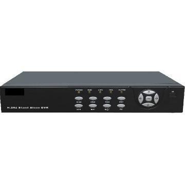 4CH Stand Alone DVR Support 1 SATA 200G HDD  local and network monitor