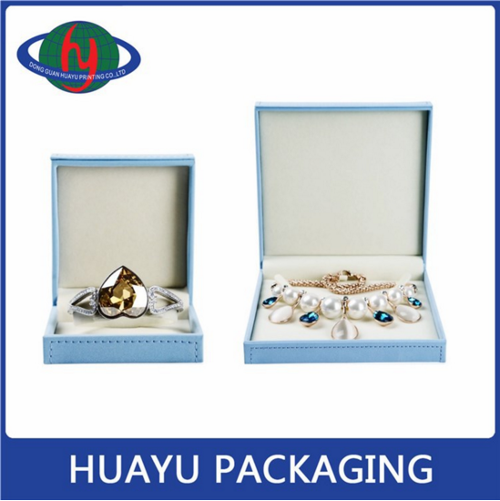 Wedding Custom Plastic PU Leather Pendant Box