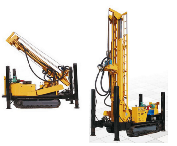 DTH Multifunctional portable 600m Water well drill rig