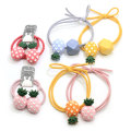100Pcs/bag Rubber Band Tie Gum Child Baby Kids Small Cartoon Fruit Pineapple Ponytail Holders Girls Hair Accessories