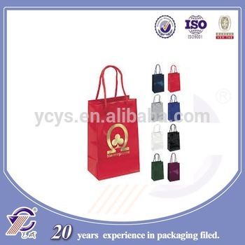 Branded paper bag,low cost paper bag
