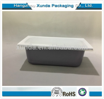 5L plastic ice cream container with lid