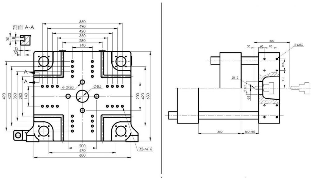 Plastic Injection Clamping Unit Size